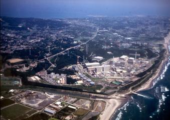 The Hamaoka Nuclear Power Plant on the Shizuoka coast