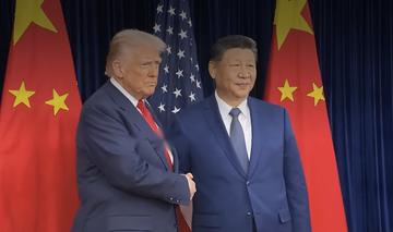 President Trump welcomes President Xi Jinping at the start of the Chinese leader's state visit to the United States