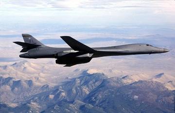 A B-1B Lancer bomber of the United States Air Force