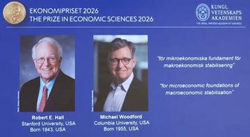 The Royal Swedish Academy of Sciences announces the 2026 Prize in Economic Sciences in Stockholm on Monday